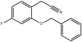 2-(2-(芐氧基)-4-氟苯基)乙腈, 1824265-83-9, 結(jié)構(gòu)式