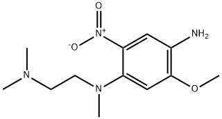 N1-(2-(dimethylamino)ethyl)-5-methoxy-N1-methyl-2-nitrobenzene-1,4-diamine Struktur