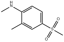 4-methanesulfonyl-N,2-dimethylaniline Struktur