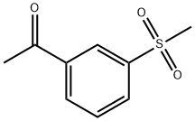 1-(3-methanesulfonylphenyl)ethan-1-one Struktur