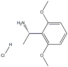 (S)-1-(2,6-Dimethoxyphenyl)ethanamine hydrochloride Struktur