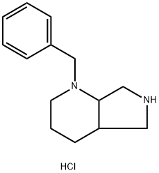 1-Benzyloctahydro-1H-pyrrolo[3,4-b]pyridine dihydrochloride Struktur