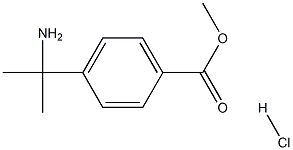 Methyl 4-(1-amino-1-methylethyl)benzoate hydrochloride Struktur