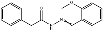 N'-[(E)-(2-methoxyphenyl)methylidene]-2-phenylacetohydrazide Struktur