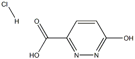 6-Hydroxypyridazine-3-carboxylic acid hydrochloride Struktur