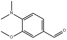 4-Dimethylamino-3-methoxy-benzaldehyde Struktur