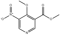 4-Methoxy-5-nitro-nicotinic acid methyl ester Struktur