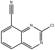 2-chloroquinazoline-8-carbonitrile Struktur