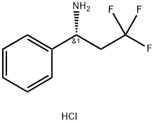 (R)-3,3,3-Trifluoro-1-phenyl-propylamine hydrochloride Struktur