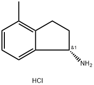 (S)-4-METHYL-INDAN-1-YLAMINE HYDROCHLORIDE Struktur