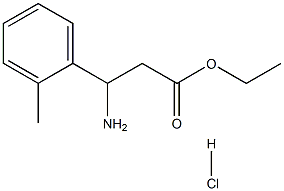 Ethyl 3-amino-3-(2-tolyl)propanoate HCl Struktur