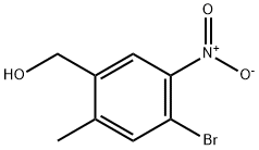 (4-Bromo-2-methyl-5-nitro-phenyl)-methanol Struktur