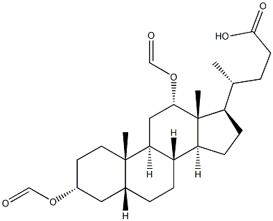 Cholan-24-oic acid,3,12-bis(formyloxy)-, (3a,5b,12a)-