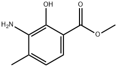 3-Amino-2-hydroxy-4-methyl-benzoic acid methyl ester Struktur