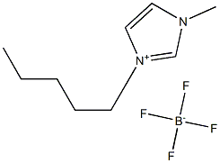 1-Methyl-3-pentylimidazolium Tetrafluoroborate Struktur