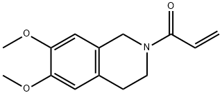 1-(3,4-dihydro-6,7-dimethoxyisoquinolin-2(1h)-yl)prop-2-en-1-one Structure