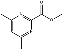 Methyl 4,6-dimethylpyrimidine-2-carboxylate Struktur