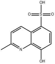 2-methyl-8-hydroxyquinoline 5-sulphonic acid Struktur