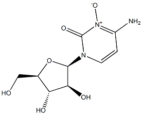 2(1H)-Pyrimidinone,4-amino-1-b-D-arabinofuranosyl-, 3-oxide Struktur