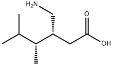 Hexanoic acid, 3-(aminomethyl)-4,5-dimethyl-, (3R,4R)- Struktur