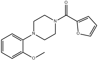 furan-2-yl-[4-(2-methoxyphenyl)piperazin-1-yl]methanone Struktur