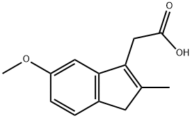 2-(5-METHOXY-2-METHYL-1H-INDEN-3-YL)ACETIC ACID Struktur