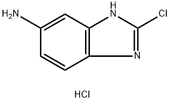 2-chloro-1H-1,3-benzodiazol-5-amine hydrochloride Struktur