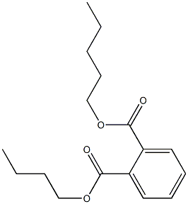 pentyl butyl benzene-1,2-dicarboxylate, 3461-29-8, 結(jié)構(gòu)式