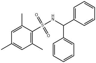 N-benzhydryl-2,4,6-trimethylbenzenesulfonamide Struktur