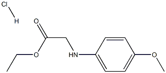 RS-4-methoxyphenylglycine ethyl ester hydrochloride Structure