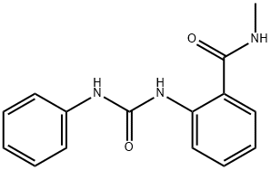 N-methyl-2-(phenylcarbamoylamino)benzamide Struktur