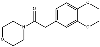 2-(3,4-dimethoxyphenyl)-1-morpholin-4-ylethanone Struktur