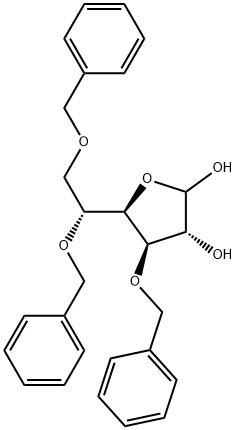 3,4,6-tri-O-benzyl-D-glucofuranose Struktur