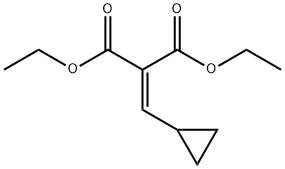 Diethyl 2-(cyclopropylmethylene)malonate Struktur