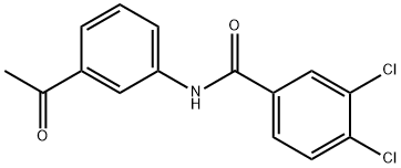 N-(3-Acetyl-phenyl)-3,4-dichloro-benzamide Struktur