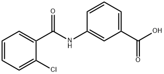 3-(2-chlorobenzamido)benzoic acid Struktur