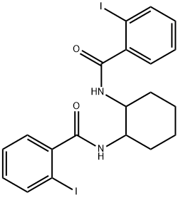 N,N'-1,2-cyclohexanediylbis(2-iodobenzamide) Struktur