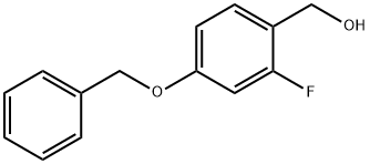 (4-Benzyloxy-2-fluoro-phenyl)-methanol Struktur