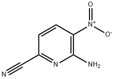 6-Amino-5-nitro-pyridine-2-carbonitrile Struktur