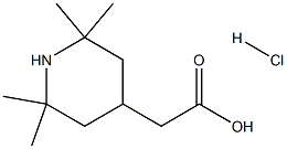 2-(2,2,6,6-四甲基哌啶-4-基)乙酸鹽酸鹽 結(jié)構(gòu)式