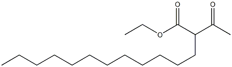 Tetradecanoic acid,2-acetyl-, ethyl ester