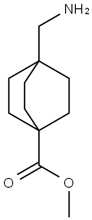 METHYL 4-(AMINOMETHYL)BICYCLO[2.2.2]OCTANE-1-CARBOXYLATE 結構式