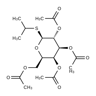 (2R,3S,4S,5R,6S)-2-(Acetoxymethyl)-6-(isopropylthio)tetrahydro-2H-pyran-3,4,5-triyl triacetate