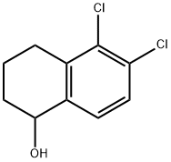 5,6-DICHLORO-1,2,3,4-TETRAHYDRONAPHTHALEN-1-OL Struktur