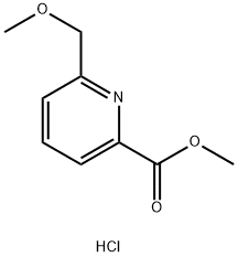 Methyl 6-(methoxymethyl)picolinate hydrochloride Struktur