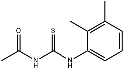 N-{[(2,3-dimethylphenyl)amino]carbonothioyl}acetamide Struktur