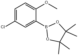 5-Chloro-2-methoxyphenylboronic acid pinacol ester Struktur