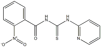 2-nitro-N-(pyridin-2-ylcarbamothioyl)benzamide Struktur