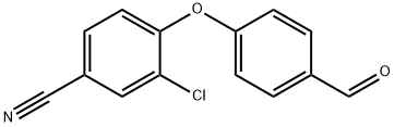 4-(4-formylphenoxy)-3-chlorobenzonitrile