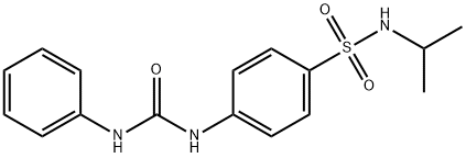 1-phenyl-3-[4-(propan-2-ylsulfamoyl)phenyl]urea Struktur